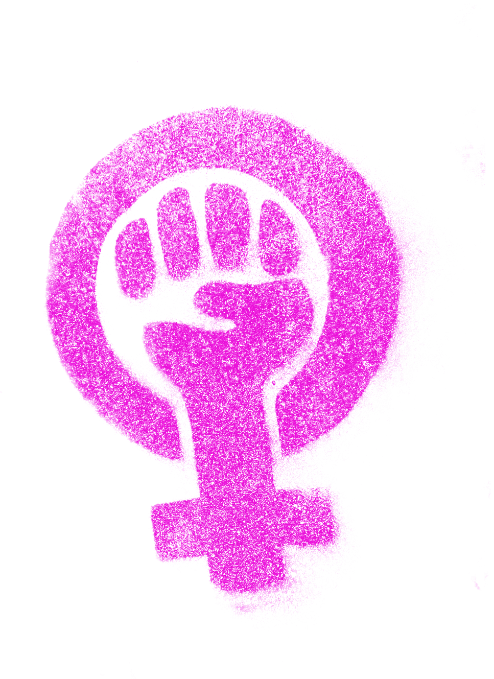 Pink Feminism Stamp